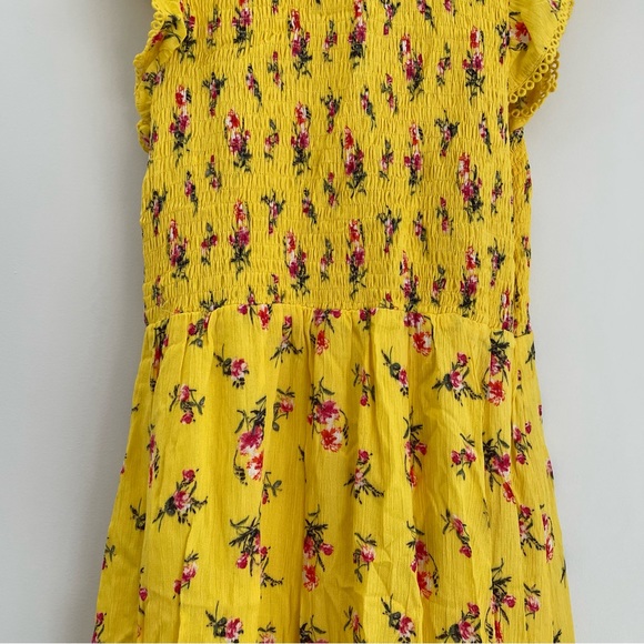 Lost + Wander | Mango Tango Midi Dress | Yellow Floral | XS - Picture 7 of 11